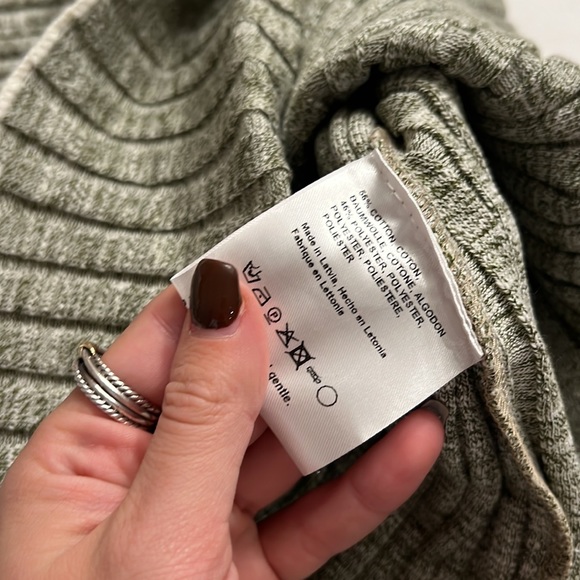 NWT Les Friday Logan Ribbed Knit Button Up Mini Dress - Picture 5 of 5